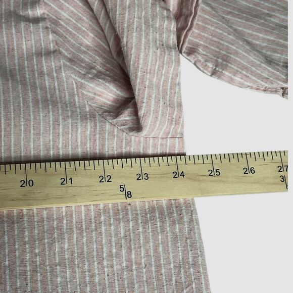 Misslook Pink White Boyfriend Tunic High Low‎ Shirt 3XL - Picture 7 of 7